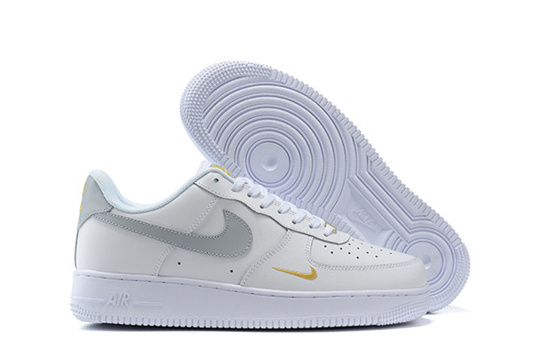 Women's Air Force 1 Low TopGray/White Shoes 105